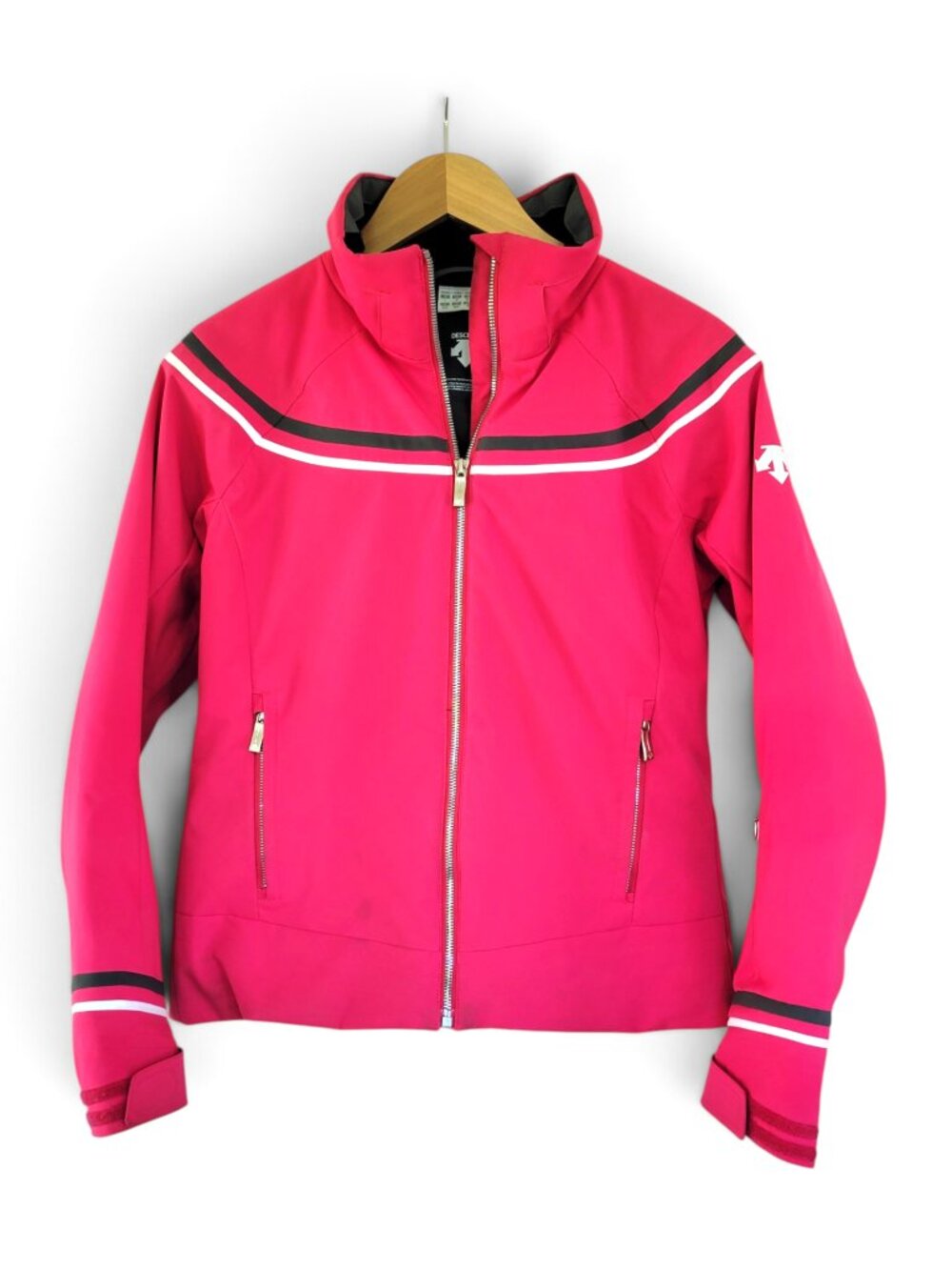 Descente All Terrain Women’s Ski and Snowboard Jacket in Hot Pink  Zip Up